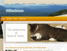 Tablet Screenshot of kitterbears.com